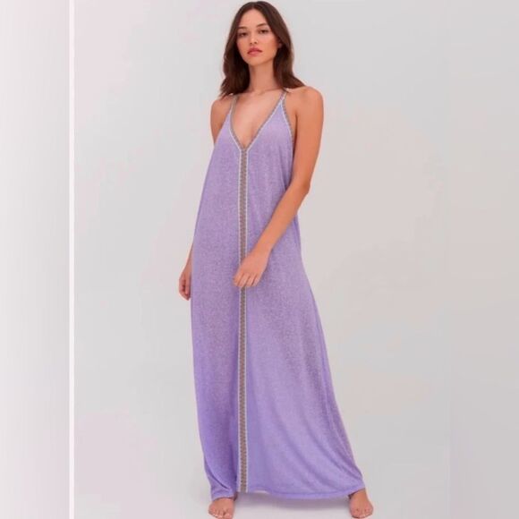 PITUSA Inca Maxi Sundress Lavender - Picture 1 of 10
